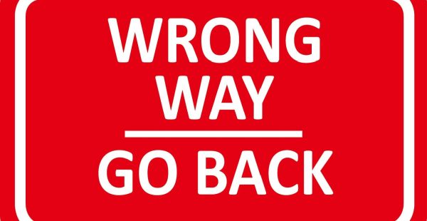 Wrong way go back