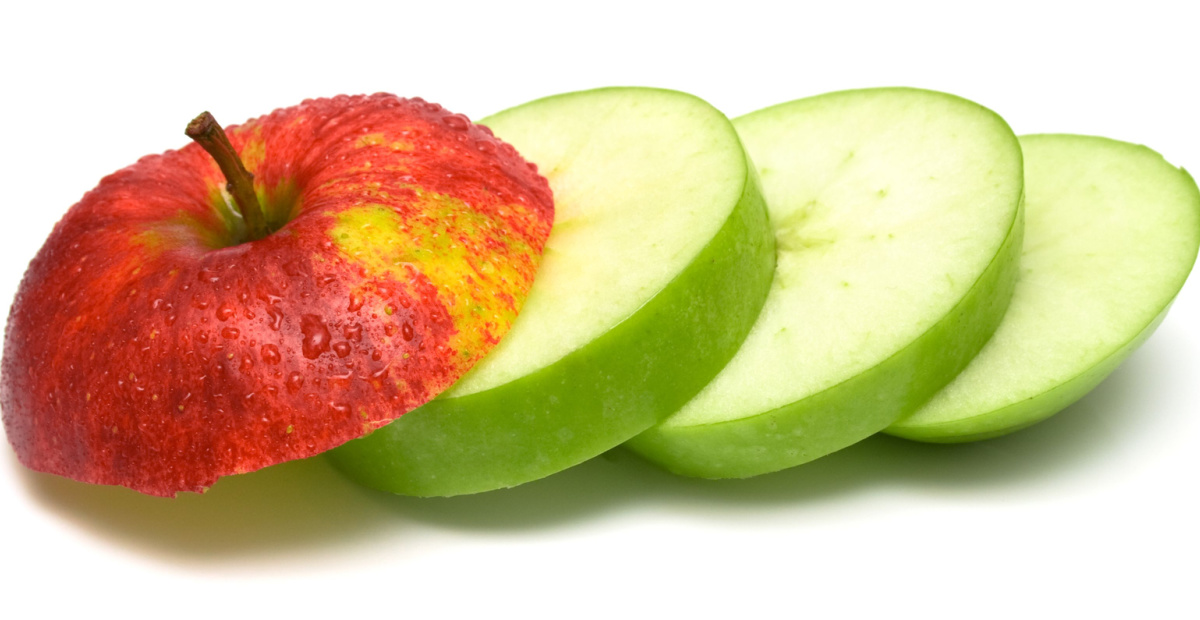 Sliced apple