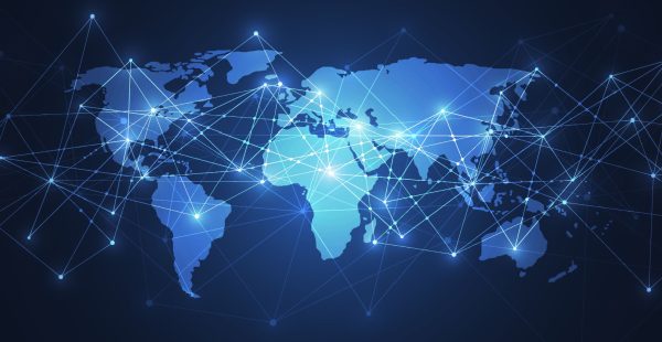 Map of the globe