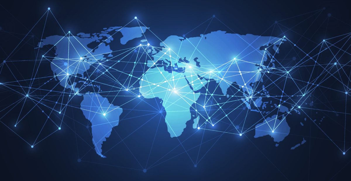 Map of the globe