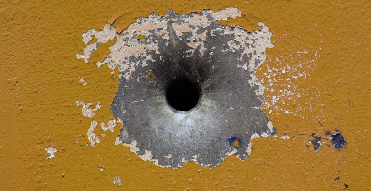 Bullet hole