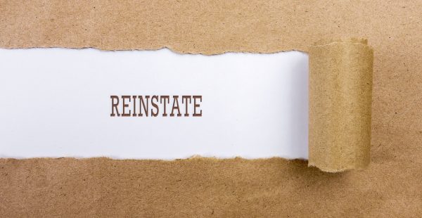 Reinstate