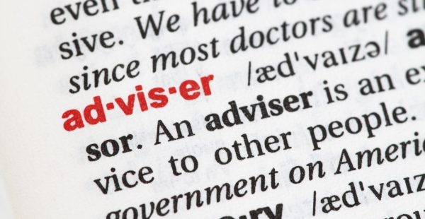adviser in the dictionary